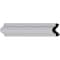 Ekena Millwork 1 1/2"H x 1 1/2"P x 2 1/8"F x 94 1/2"L Bradford Smooth Corner Moulding MLD01X01X02BR - alternate 1